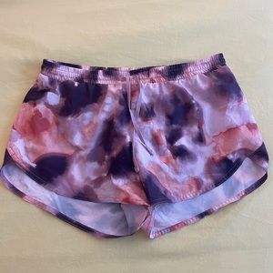 Medium pink tie dye old navy running shorts